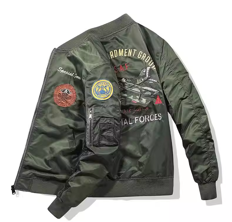 Jacket embroidered baseball jacket for men